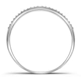 10kt White Gold Round Diamond Bridal Wedding Ring Band Set 1/3 Cttw