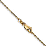 Solid Diamond-Cut Rope Chain