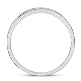 10kt White Gold Round Diamond Bridal Wedding Ring Band Set 1/2 Cttw