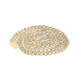 10kt Yellow Gold Mens Round Diamond Miami Cuban Link Chain Necklace 10 Cttw